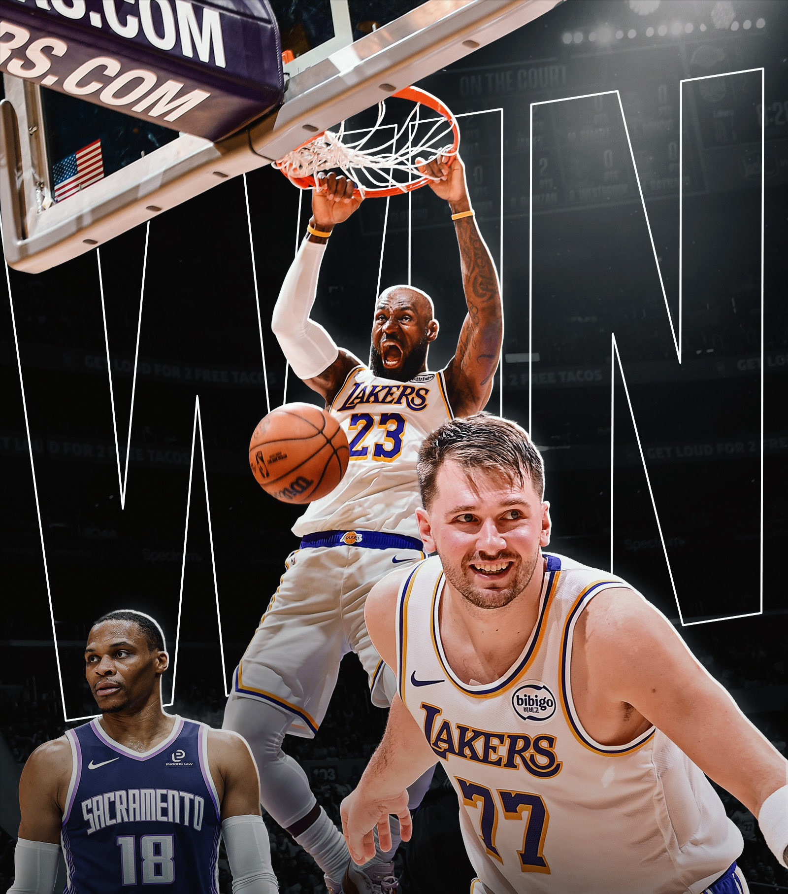 预测互动-胜国王取2连胜！湖人2战送63次助攻，东契奇终于像詹姆斯那样打球